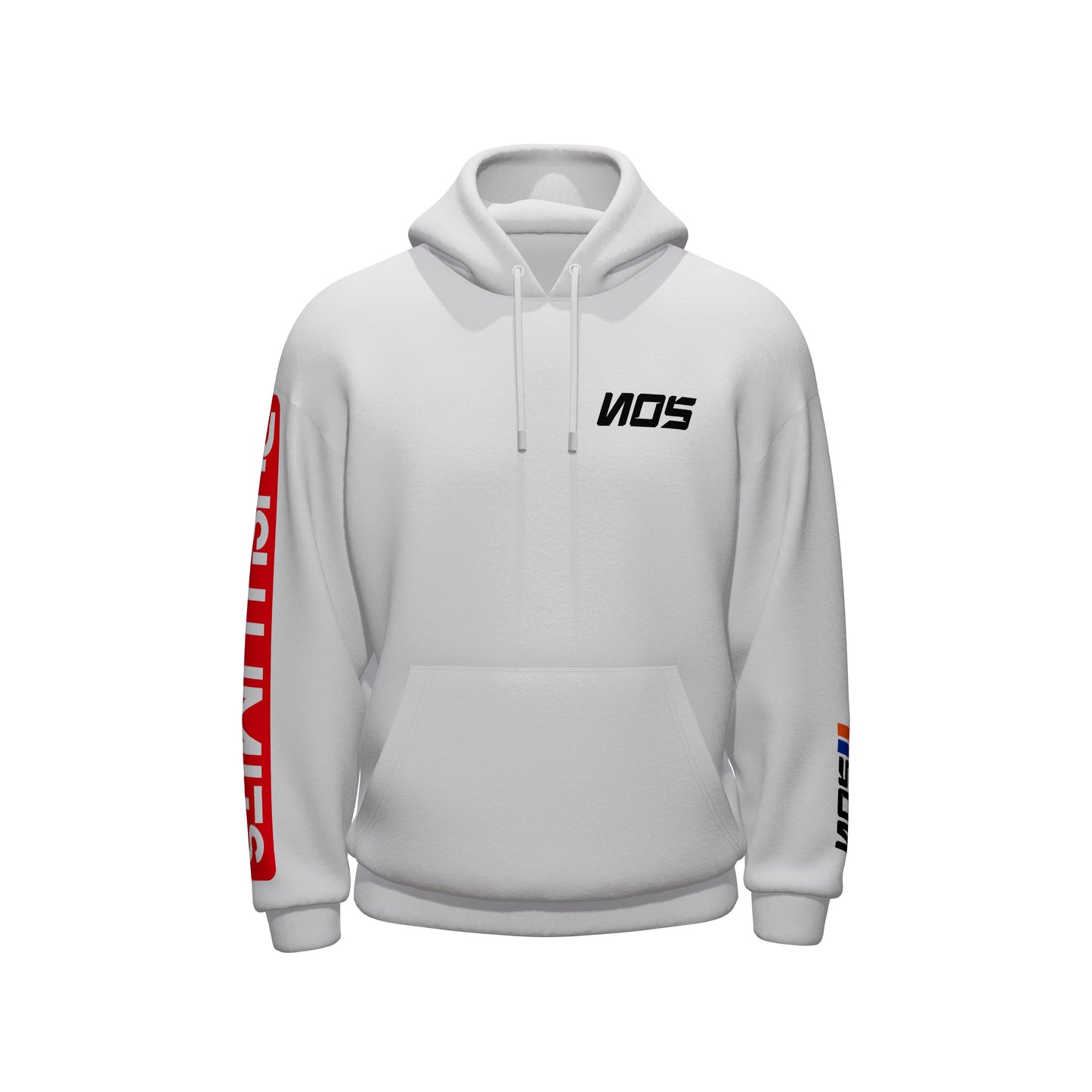 "NOS Limitless White Hoodie"